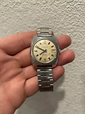 $30 • Buy Vintage Caravelle Water Resistant Men's Watch W/ Original Band!