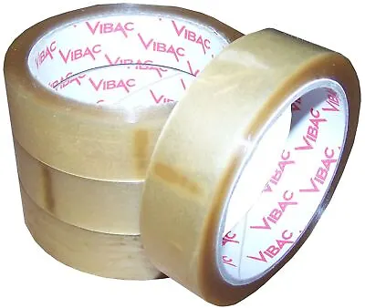 £71.44 • Buy 36 X Rolls Vibac PP30 Stylus Clear Packaging Tape 25mm X 75m Premium Quality 