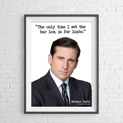 THE OFFICE - MICHAEL SCOTT US TV SHOW POSTER PICTURE PRINT Sizes A5 To A0 **NEW* • $9.95