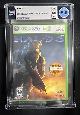 Halo 3 Xbox 360 USA Sealed WATA 9.0 A DNSB Do Not Sell Before Live Sticker 1st • $599.99