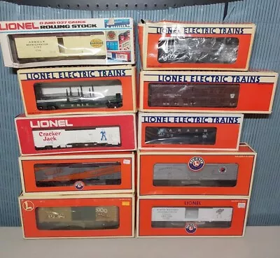 Mixed Lot Of 10 Lionel Trains O Scale Freight Cars (mixed Roadnames) #6 • $61