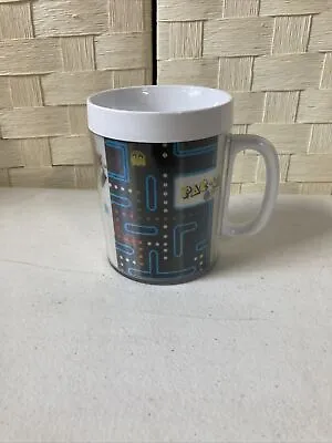 Vintage Pac-Man Holographic Coffee Mug Cup 1980 Lenticular Printing Bally Midway • $14.98