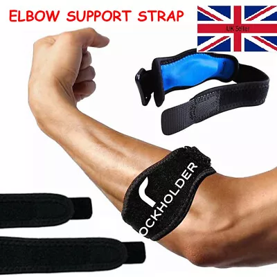 £3.99 • Buy Tennis Elbow Strap Support Gym Brace Golfers Epicondylitis Band Clasp Arthritis