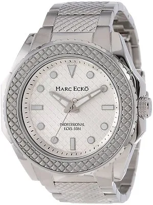 New Marc Ecko Silver Tonethe Hirst Classicstainless Steelwatch-m15037g1 • $104.99