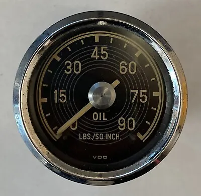 Mercedes 300SL Gullwing Oil Pressure Gauge VDO OEM 198 542 00 02 Excellent  • $850