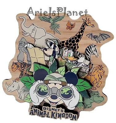 Disney Parks Animal Kingdom Mickey Mouse And Friends Safari 3D Magnet Ornament • $21.50
