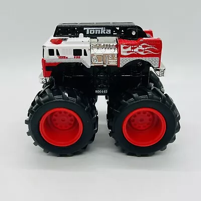 Hasbro Tonka Diecast Monster Metal Fire Truck 4  Toy #06445 Red White  • $2.49