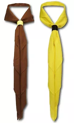 £15.99 • Buy Cub Scout Boy Scout Girl Guide Uniform Neckers - Solid Colours - Adult Sizes 