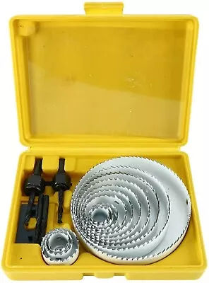 20pc Hole Saw Drill Bit Kit Wood Plastic Sheet Metal 3/4  - 5  Cutting Tool Set • $16.99