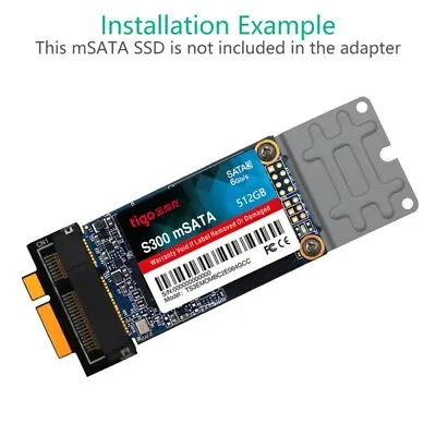 7+17 Pin MSATA SSD To SATA Adapter Card For 2012 Macbook Pro Retina and Imac • £9.60
