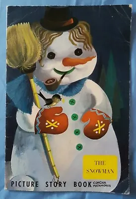 £10 • Buy Vintage Snowman Picture Story Book Concha Matamoros 1968 Brown Watson