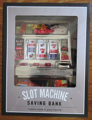 $30 • Buy Slot Machine Savings Bank One Armed Bandit Casino Original Fun Workshop READ