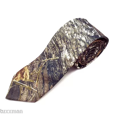 Tuxedo Park Mossy Camo Long Dress Skinny Tie Camouflage 2 3/4  Wide Wedding • $11.44