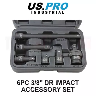 US PRO INDUSTRIAL 3/8  Dr Impact Adapter Extension Bars Set UJ Step Up/Down 3463 • £16.18