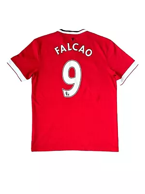 Manchester United Nike Football Shirt Kit Jersey 2014/2015 Home Medium Falcao #9 • £29.99