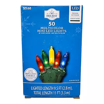 LED Mini String Lights Indoor Outdoor 50 CT. - MULTIPLE OPTIONS AVAILABLE • $3.99