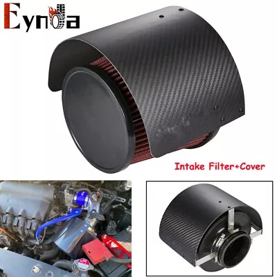 Air Intake Filter Heat Shield Cover+3'' Air Filter For Racing Car 2.5  To 3.5  • $22.99