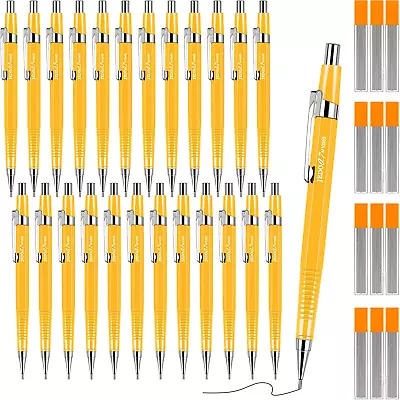 24 Pcs Mechanical Pencil Metal Mechanical Pencil Retractable Automatic Drafting  • $30.84
