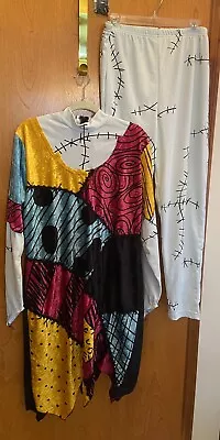 $74.95 • Buy Disney Store Sally Nightmare Before Chirstmas Adult Costume Dress & Pants Xl Vgc