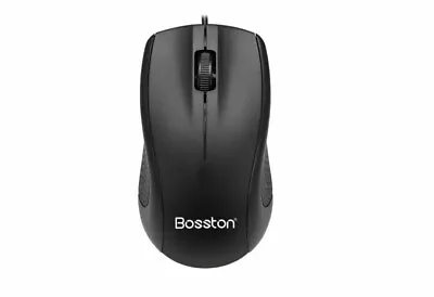 Bosston M10 Wired 3D Optical Precise Mouse For Laptop & Desktip With USB Port • £2.99