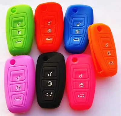 Silicone Flip Key Cover Suits Mazda Bt50 Bt-50 Ute 2012 2013 2014 2015 • $8.99