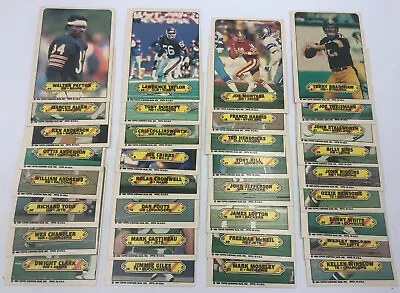 1983 Topps Football Trading Card Sticker Complete Set #1-33 Montana Payton  • $16.95