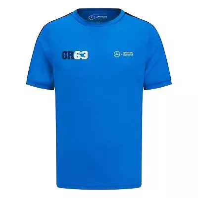 Mercedes AMG Petronas George Russell Sports T-Shirt | Blue | 2023 • £19