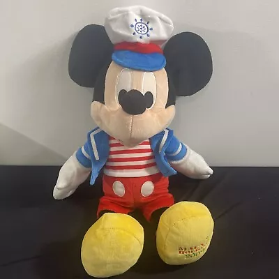 Mickey Mouse Plush Sailor Holiday Edition 21” Stuffed 2009 Disney Macy's  • $13.99