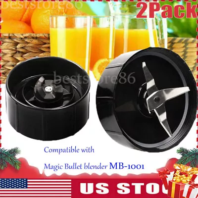 2Pcs Replacement Cross Blades With Gasket For Magic Bullet Blender 250W MB-1001 • $10.50