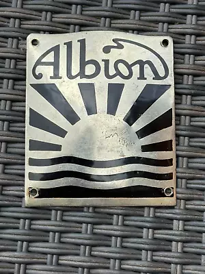 Albion Enamel Bus Coach Truck Lorry Badge Plate Sign Emblem • £375