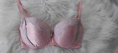 Playboy Bra Size 8E Pink Lace • $25