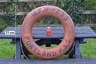 Used Old Life Ring Buoy 77cm Lifebuoy  PERRYBUOY - FREE DELIVERY • £79.95