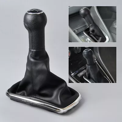 Black 6 Speed Gear Shift Knob Gaitor Fit For VW Golf GTI JETTA Bora MK4 99-04 W • $13.99