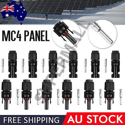 5~20PCS Connectors For IP67 MC4 Solar Panel 30A Plug Socket Male & Female OZ • $6.97