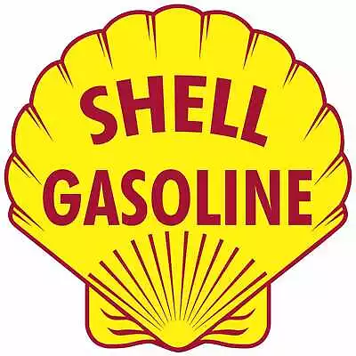 Shell Vintage Vinyl Sticker Car Truck Decal Gasoline Racing Gasoline • $2.99