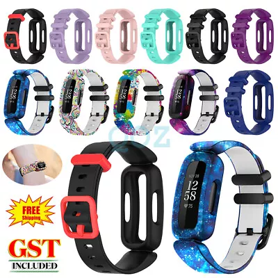 Kids Replacement Wristband Waist Watch Band Silicone For Fitbit Ace 3 Inspire 2 • $4.85