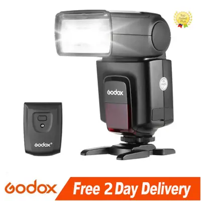 Godox TT520II Wireless GN33 433MHz Flash Speedlite For Nikon Canon Pentax DSLR • £42.99