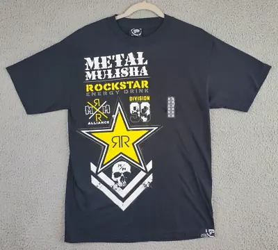 Metal Mulisha Rockstar Energy Drink *NWT* Y2K Graphic T-Shirt Adult Size Medium • $39.99