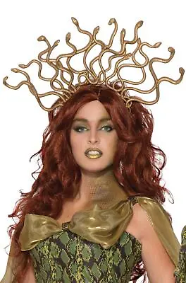 Gold Medusa Snake Headpiece Headband Costume Accessory • $24.99