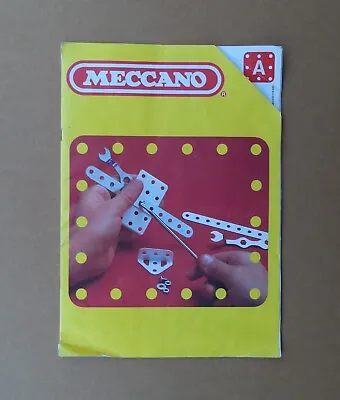 Meccano SA Instruction Book A / Instruction Manual A • £1.99