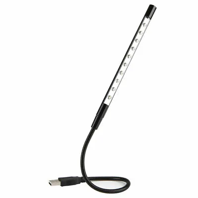 $4.39 • Buy 10 LED USB Keyboard Light Night Flexible Lamp For Reading Notebook Laptop Plug