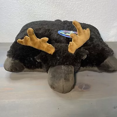 Pillow Pets Wild Moose Stuffed Animal Plush Toy 18” Brown RETIRED🔥🔥 • $34.99