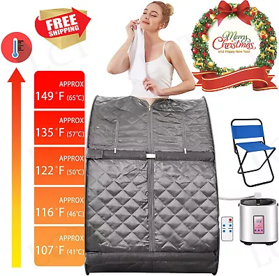 2L Portable Folding Steam Sauna SPA Loss Weight Detox Therapy Tent Home Relax US • $95