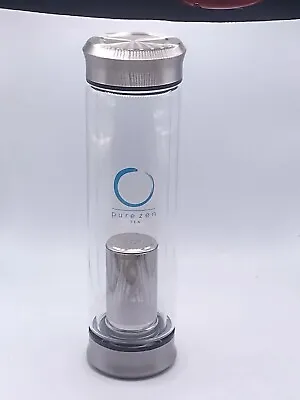 Pure Zen 13oz Glass Tea Tumbler With Infuser BPA Tea Mug. C • $10