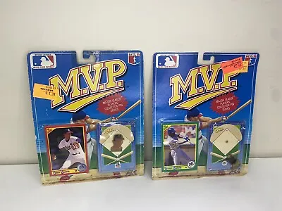 $10 • Buy 1990 Jim Abbott M.V.P. Collector Pin And Card MLB Jeffery Leonard & Bobby Thigpe
