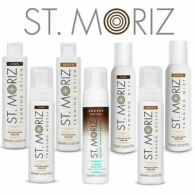 £7.49 • Buy St. Moriz Instant & Gradual Self Tanning Foam, Lotion, Mist, Mousse Fake Tan
