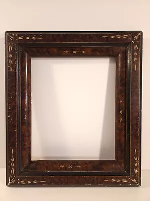 Vintage Brown Eastlake Frame Deep With Incised Gesso Details C. 1890 • $49.97