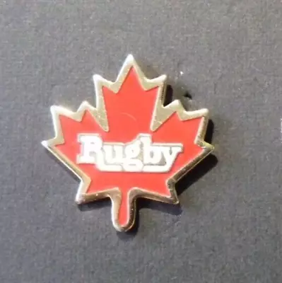 Vintage Rugby Pin Badge - Rugby Football - Canada • $7.46