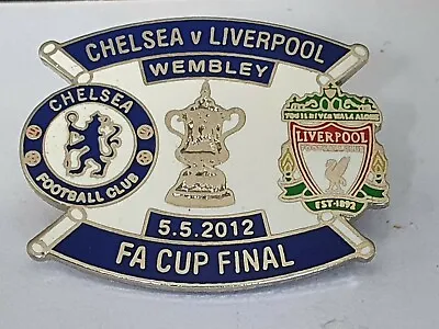 £9.40 • Buy Chelsea FA Cup Final 2012 Wembley Rare Pin Badge  Bridge CFC Stamford Tuchel 