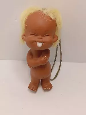 Vintage Hong Kong Rubber Toy Doll Sticking Out The Tongue • $14.99